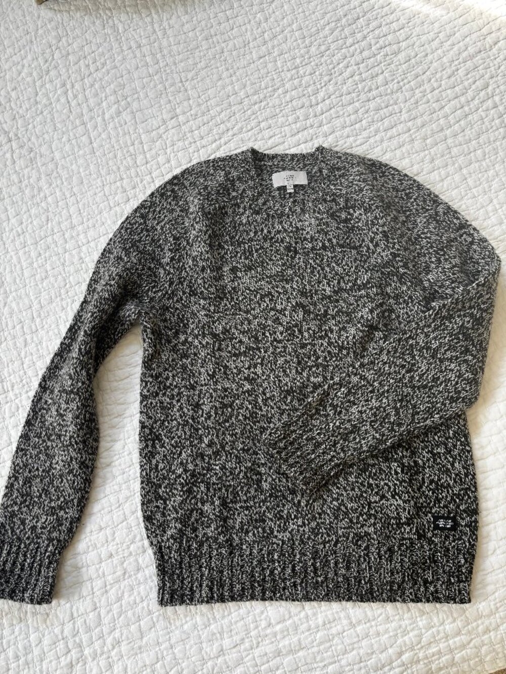 Jack Spade men's rag-wool sweater, size M